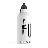 Fuck Gun Control Stainless Steel Water Bottle