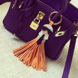 Cute Karlito Leather Bag Charm - 10 Colors Available!