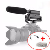 Universal Shotgun Video Microphone for DSLR Cameras
