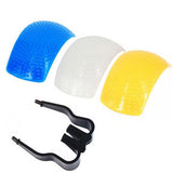 3 Pcs Universal Colored Flash Diffuser Package