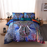 Elephant Fusion Pillow And Bed Cover Set - 7 Majestic Designs To Choose From!