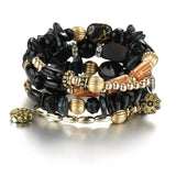 Multilayer Resin And Charm Stones Bracelet - 5 Designs  To Choose From!
