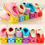 Multi Colored Stacking Shoe Organizer